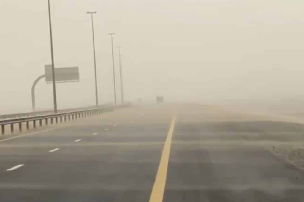 UAE weather Sandstorm, dust clouds in some parts; red, orange alerts issued as visibility drops