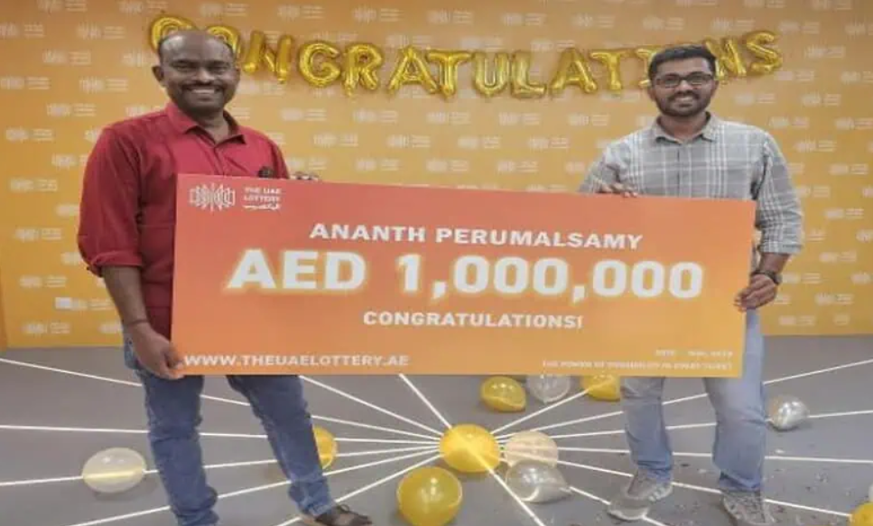 Indian Expat wins ₹2.32 Crore Prize in UAE Lottery