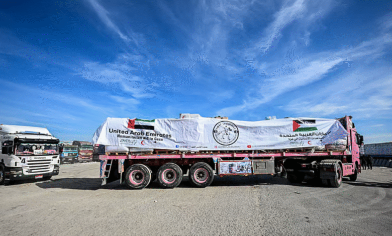 UAE Aid Convoy to Gaza Seized in Area Under Israeli Control