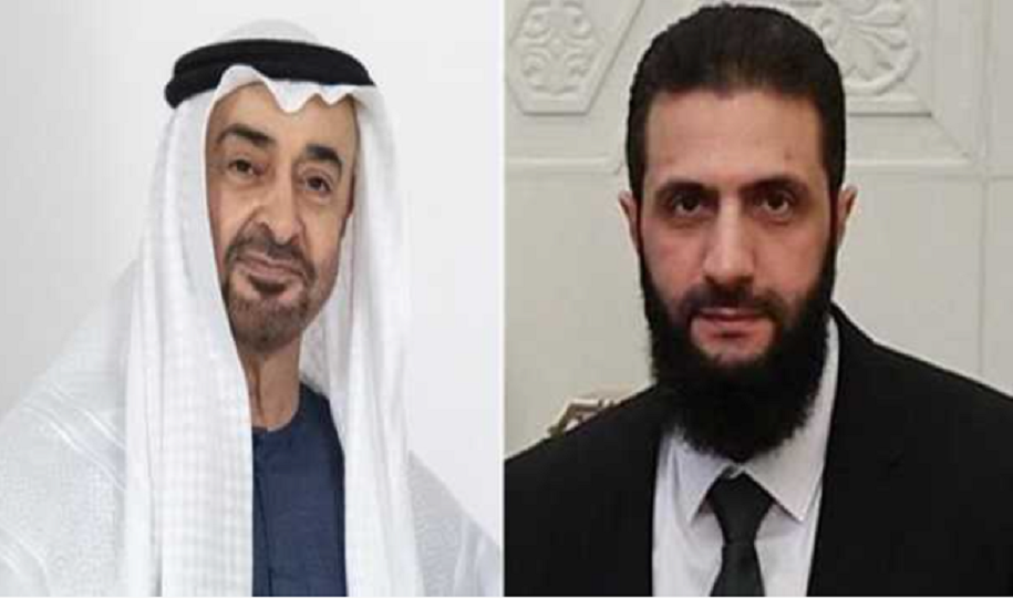 UAE President, Syria Leaders Talk Bilateral Ties, Regional Stability in phone call
