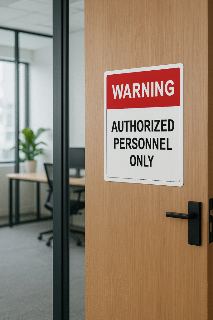 Top Warning Stickers for Busy Offices in Dubai: A Complete 2025 Guide