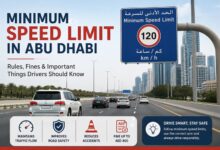 Minimum Speed Limit in Abu Dhabi