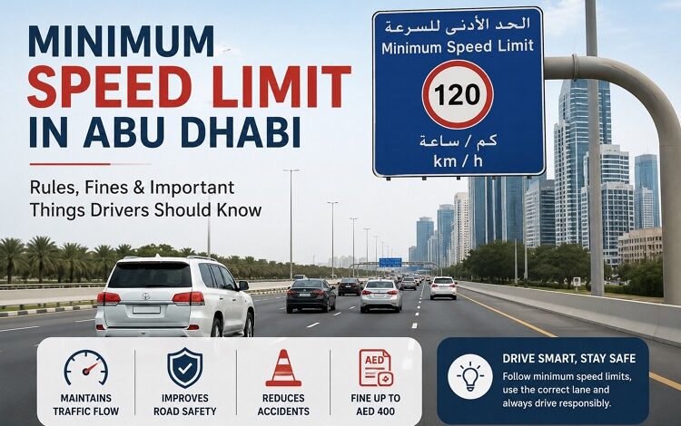 Minimum Speed Limit in Abu Dhabi